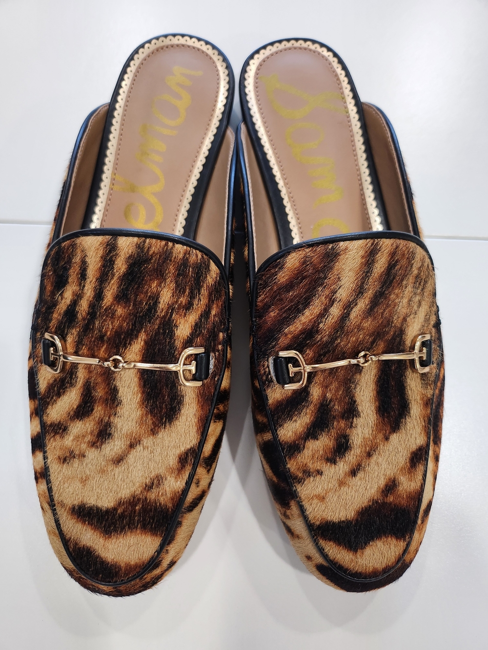 Sam Edelman Linnie Leopard Print Mule Loafers Women’s Size 7